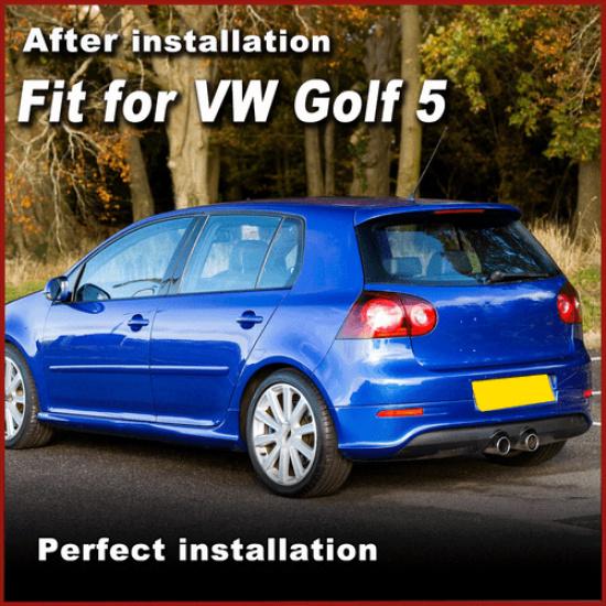 2 шт. Красные отражатели заднего бампера Накладка Подходит для VW Golf 5 MK5 R32 2006-2009