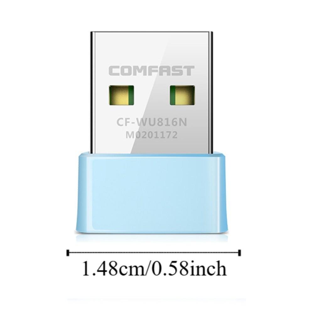 Мини USB WiFi адаптер CF-WU816N, 2.4G, USB сетевая карта, без драйверов, 150 Мбит/с, беспроводной WiFi приемник для ПК/ноутбука
