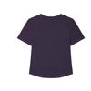 Fila Original Soft Comfortable Simple Fashion Short Sleeve Raglan T-Shirt Women Tops Purple Dark F51W529104F-DP