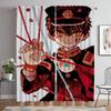 Hanako Kun Curtains for Bedroom Elegant Room Curtains 2 Pieces Window Curtain Shades Halloween Decoration Partition Living Child