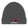 Bonnet Drapeau Serbie En Gris