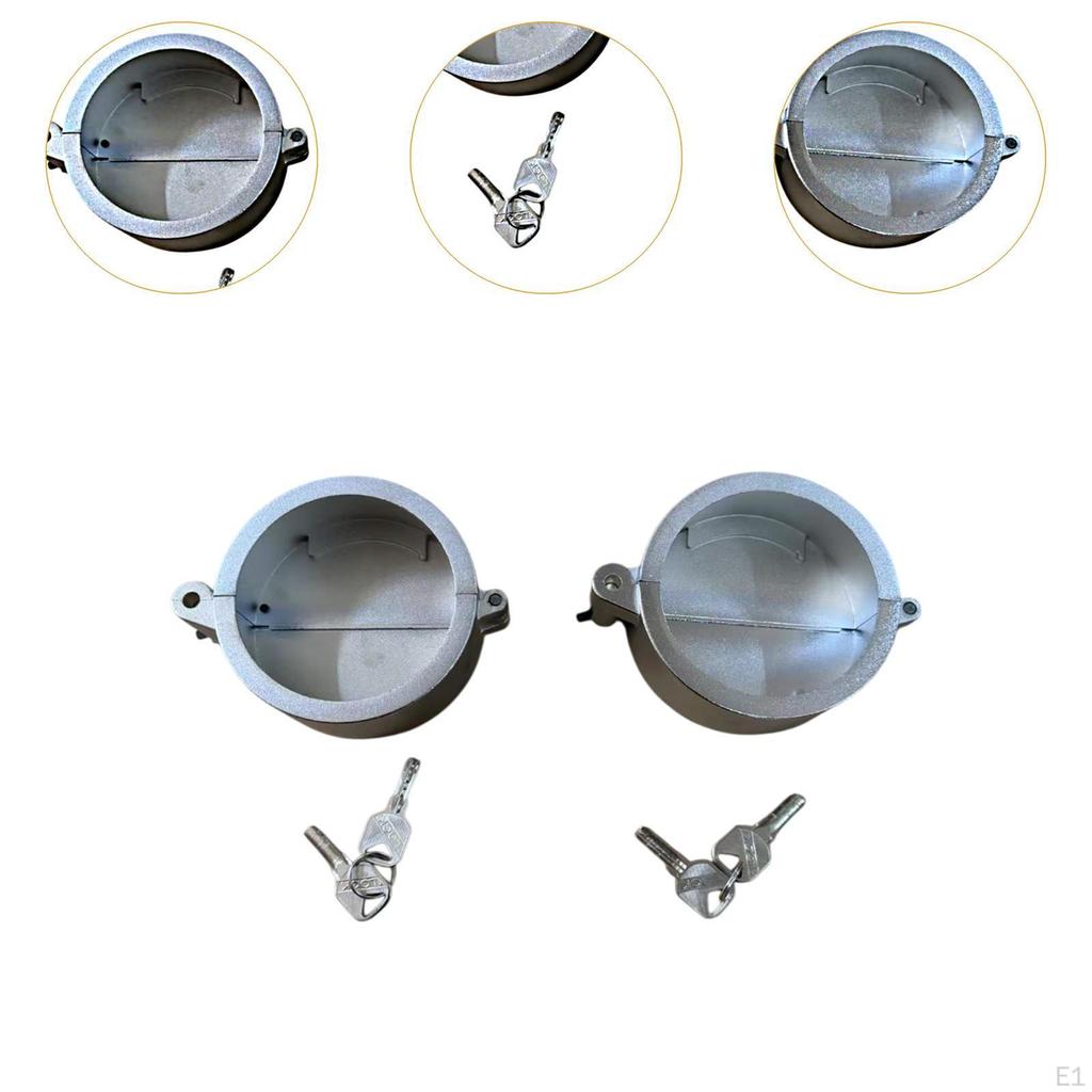 Semi Truck Locking Fuel Cap Cover ,with 4 Keys , Professional High Performance Repair Parts Replaces