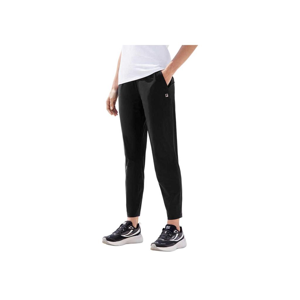 Fila Фитнес Удобные Универсальные Дизайн с Логотипом Вязаные Спортивные Штаны Женские брюки Глубокий Черный A11W521603F-BK