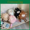 Cute And Lightweight Kids Backpack Featuring Cartoon Lamb Design For Everyday Use