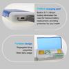 Portable Mini Pill Box with Timer Reminders 6 Compartments Pill Organizer Smart Pill Dispenser with Timer Alarm