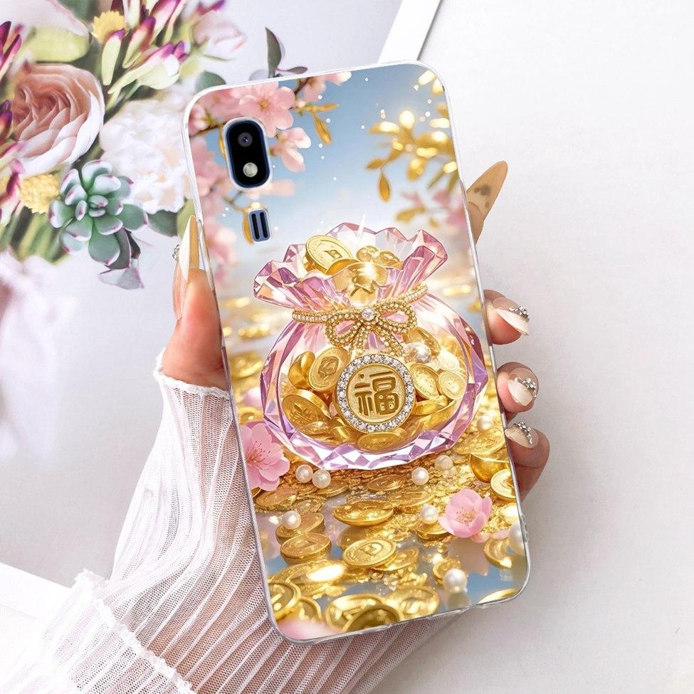 For Samsung A2 Core Clear Case Fashion Butterfly Cute Funny Painted Funda For Samsung Galaxy A2 Core Casing A260F A260G
