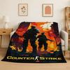 Counter Strike CS GO Игра Геймер Фланелевое Одеяло Мягкое Теплое Плед для Спальни Гостиной Кровати Путешествия Кемпинга Пикника Подарок