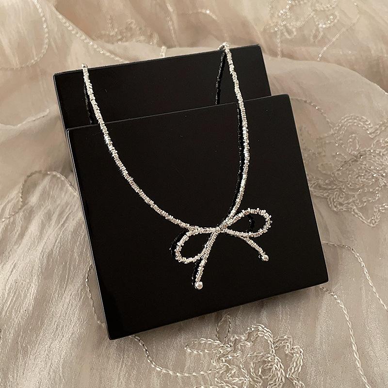 Все жемчужные ожерелья-банты, которые вы хотите, здесь, супер фея личность и темперамент универсальная модная цепочка на шею цепочка на ключицу