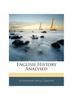 The English History Analysed Book