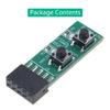 Тестовая плата с 2x5-контактными переключателями Reset/Power для компьютерного адаптера и разъемами Материнские платы для универсального использования