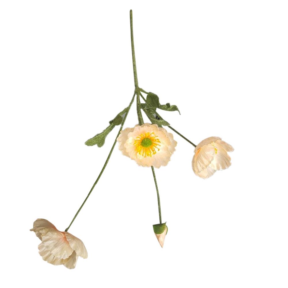 1 шт. Красивые искусственные цветы из шелка для сада, свадьбы, имитации цветов, букеты, искусственные цветы, мак, самосейка, домашний декор