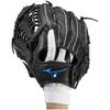 MIZUNO JL Baseball/Softball Gloves, Junior, Right-Handed, 1EJEY331, Size, White/Black/Gold