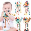 Montessori Pull String Sensory Baby 6 12 Months Silicone Activity Development Educational For Baby 1 To 3