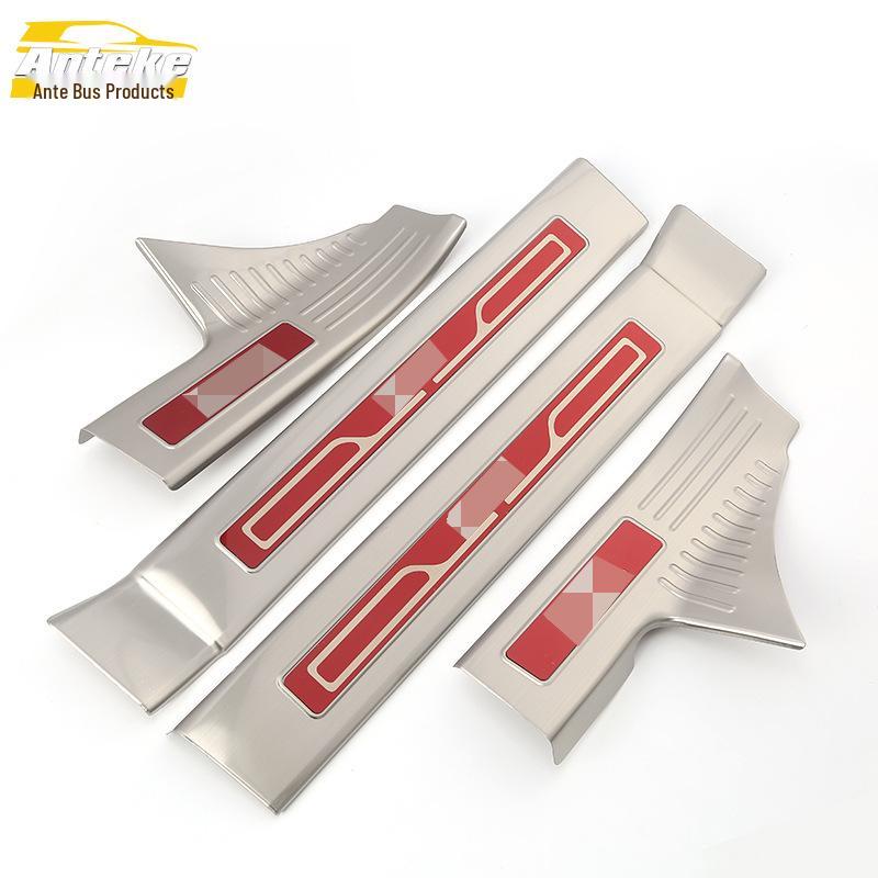 Venucia T90 Sill Trim Stainless Steel Welcome Pedal Stickers