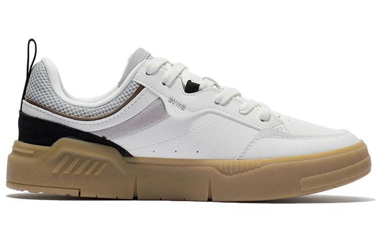 Li Ning ACE Удобные износостойкие низкие кеды для скейтборда Мужские Белые AGCR235-4
