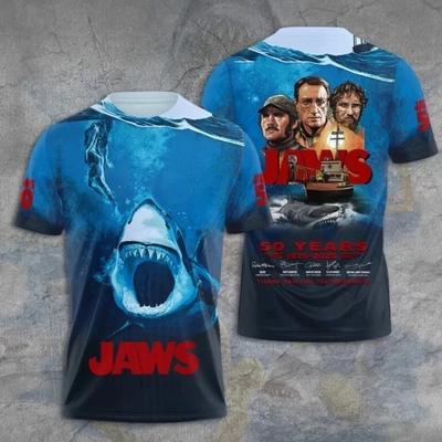 Jaws 50Th Anniversary 1975-2026 Thank You For The Memories Unisex 3D PP2825