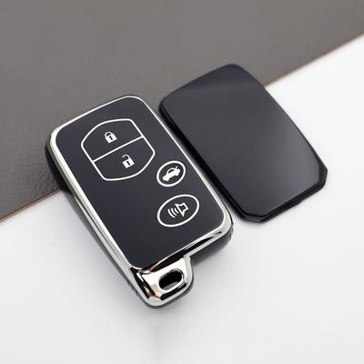 Чехол для ключа из ТПУ для Toyota Land Cruiser Prado Avensis IQ Corolla Prius Highlander Yaris Бесключевой брелок Держатель Защитник