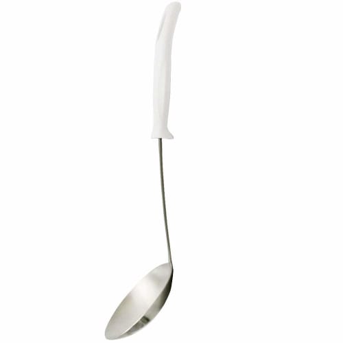 Kai House Select Large Ladle, White, Made in Japan, Dishwasher Safe, DE5800