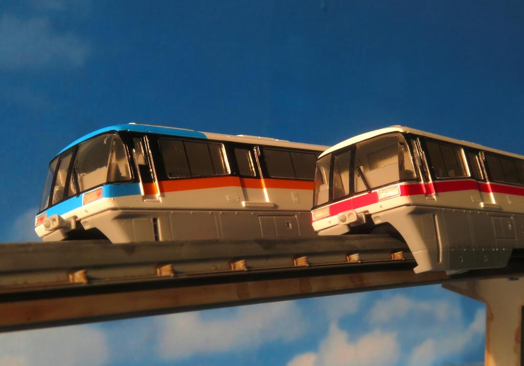 Greenmax Модель Tokyo Monorail Серии 1000 в масштабе N, Дисплей, Оригинальная конструкция, Материалы для диорамы 2906, Набор, Окраска, Комплект из 6 вагонов, Готовый набор (предварительно окрашенный),