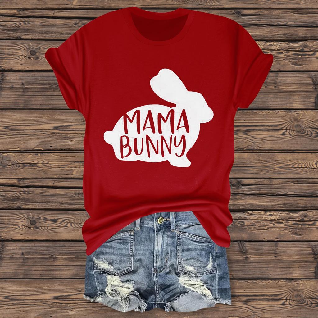 Женская повседневная футболка с принтом «Пасха», круглый вырез, пуловер, короткий рукав