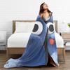 Soft Warm Blanket Child Travel Grizzy and the Lemmings Bedding Throws  Flannel Bedspread For Couch Chair Sofa Bed Cover
