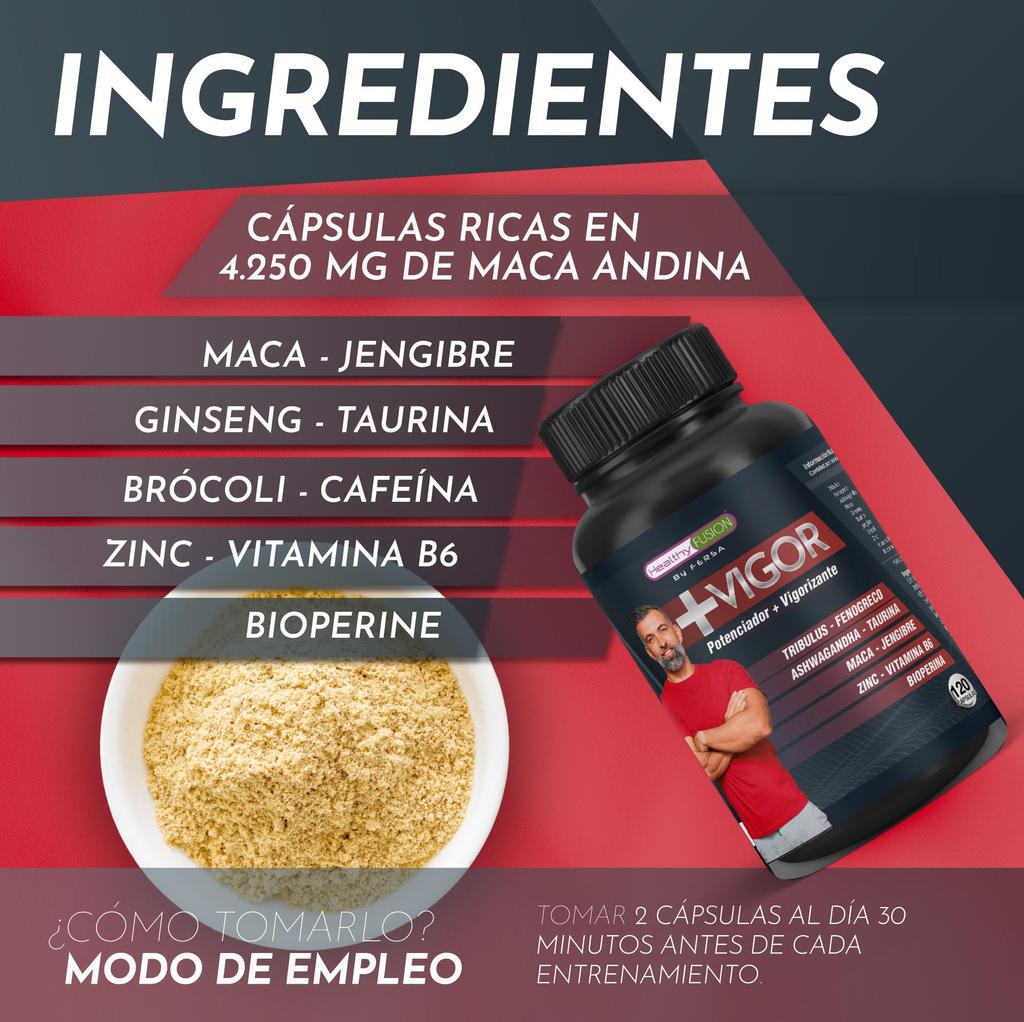 Мощный тонизирующий препарат + стимулятор метаболизма | Мака, женьшень, таурин, цинк| Дает энергию, силу и жизненную силу | 120 шт.