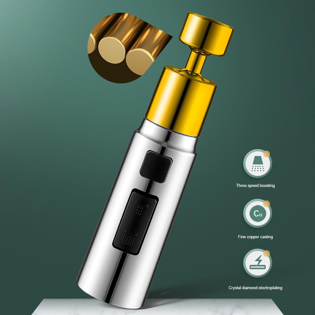 Вращающийся на 360 градусов удлинитель крана, аэратор для кухонного крана, вращающийся носик для воды, насадка для крана для экономии воды для раковины в ванной