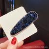 Корейская Мода Стразы Брошь Капля Квадрат Простые Блестящие Заколки для Волос Челка Органайзер Зажимы Женские Аксессуары для Волос