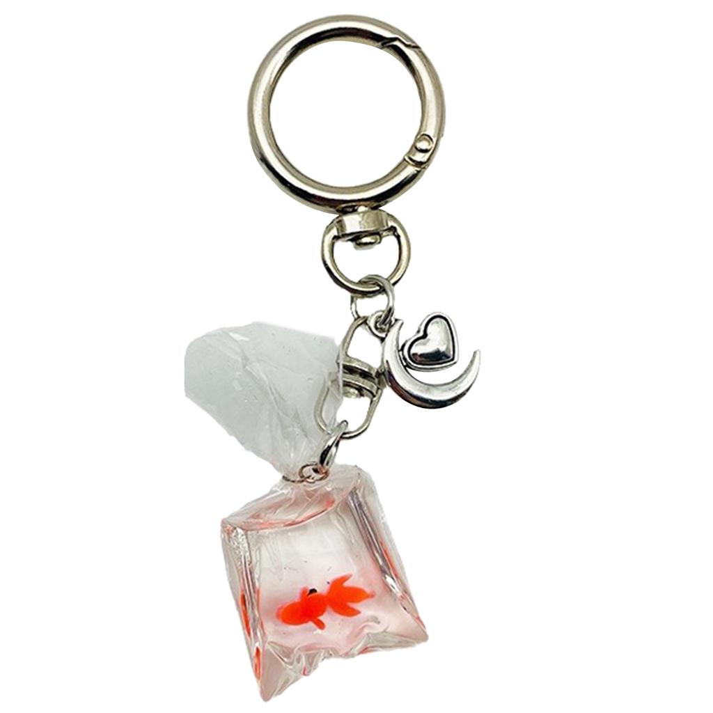 Уникальный шарм с милым кулоном, уникальная сумка-рыба с водой, брелок, подвеска ручной работы, сумка, подвески, украшение