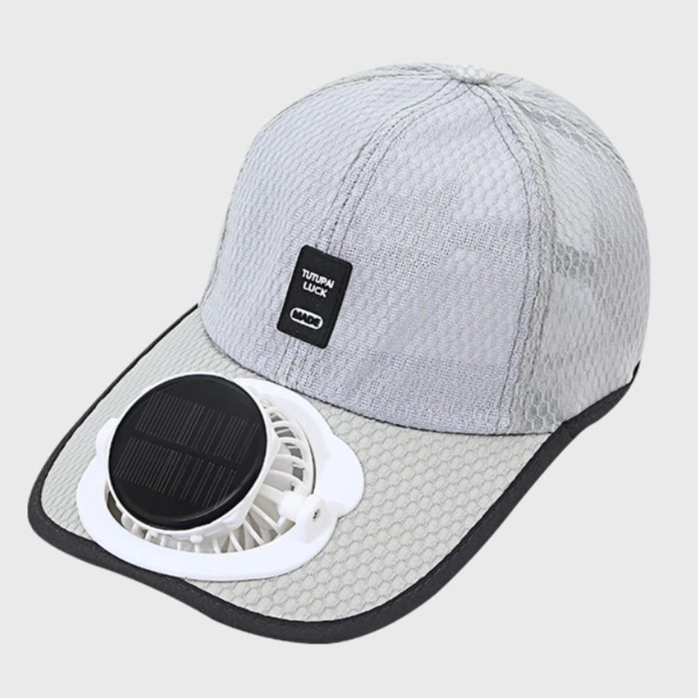 Quick Dry Baseball Cap USB Charging Full Mesh Hats Fashion Solar Fan Hat Summer