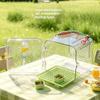 Lightweight Portable Bird Travel Cage Transparent Easy Clean Parrot Carrier for Parakeet Vet Transportation