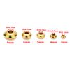 20-50Pcs 4mm 5mm 6mm 8mm Stainless Steel Round Flat Rondelle Spacer Beads DIY Charms Abaci Beads for Jewelry Making Findings