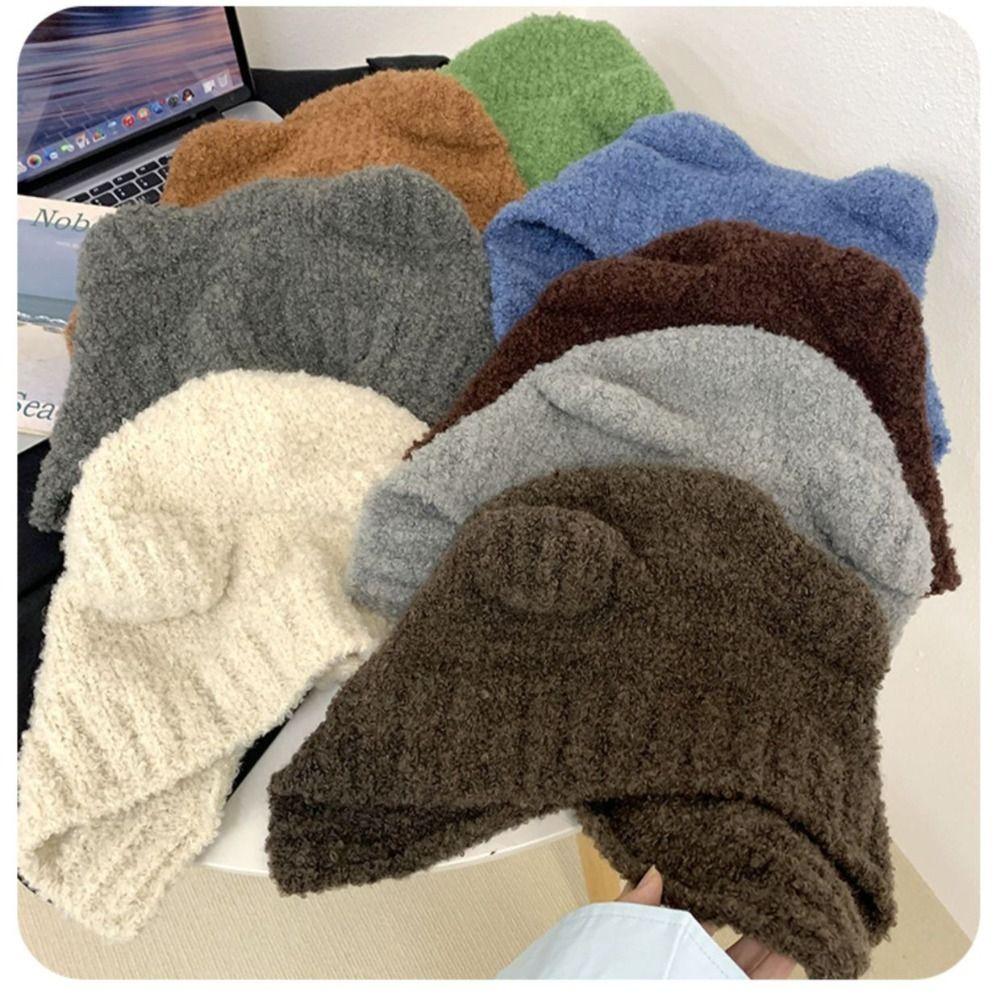 Warm Cute Autumn Winter Knitted Knitted Hat Wool Hat Cold Cap