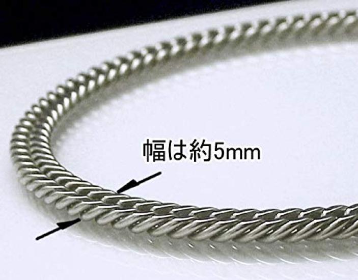 Чистое титановое колье-цепочка панцирного плетения 5 мм Легкое и удобное Отлично подходит для занятий спортом (60 см, ширина) унисекс, (TIT-3-N-60)