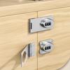 Mechanical Secure Your Valuables With This Durable Metal Password Drawer Lock - No Battery Required, Ideal For Cabinets Doors, Lock Box Safe With Key