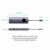 Vention USB C HUB 4K 60Hz Type C to HDMI 2.0 RJ45 DP PD 100W Adapter For Macbook Air Pro iPad Pro M2 M1 PC Accessories USB 3.0 HUB