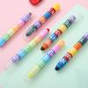 Yousheng  Marker Pen Round Tip 6 Colors Quick-Drying Crayons for DIY Albums Drawing And Marking In Book Coloring Art Supplies