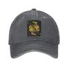 King of Diamonds Black Poker Playing Card Washed Denim Cap Casual Baseball Caps Adjustable Hat Summer Unisex Baseball Hats
