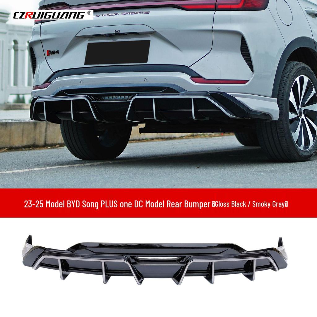 Compatible Roof and Tail Spoiler Kit for 23 BYD Song PLUS Models - Includes Rear Diffuser, Side Skirts, Front and Rear Lips.