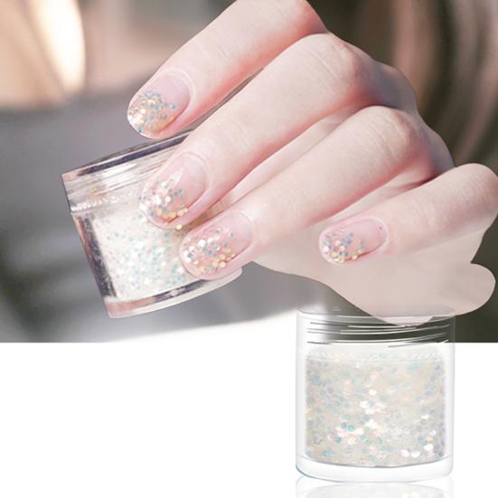 10g Nail Art Glitter Powder Holographic Sequins Manicure DIY Tools Laser Pigment
