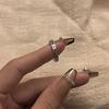 Fashion Bow Ribbon Rings For Women Sweet Cute Geometric Bow Opening Adjustable Rings Wedding Party Jewelry Gifts