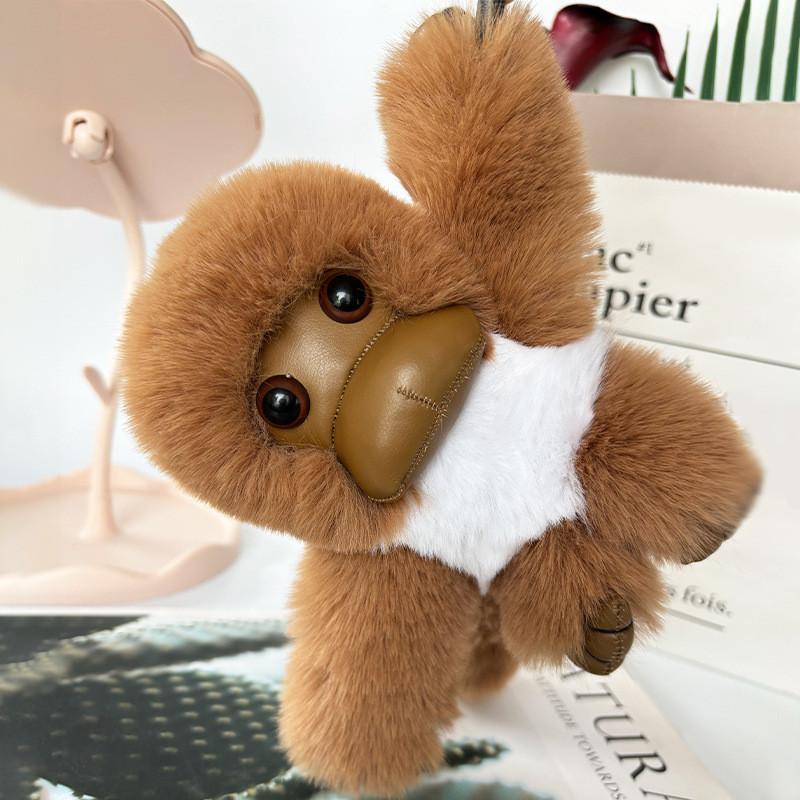 Реалистичный плюшевый брелок-горилла 7 дюймов, мягкая набивная игрушка, шарм для рюкзака для коллекционеров и любителей животных