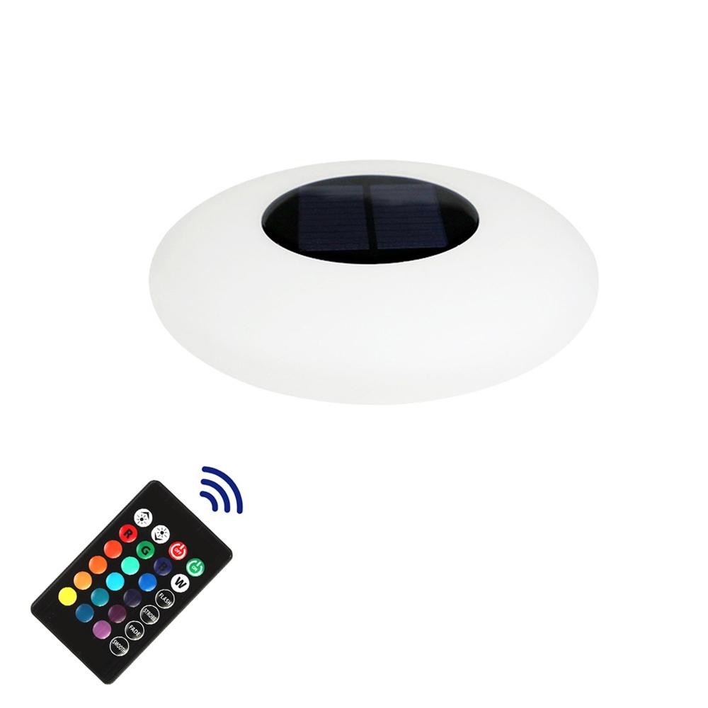 Солнечная поплавковая лампа для бассейна IP67 Водонепроницаемый светильник для газона Красочная светодиодная поддержка окружающего света 16 цветов 4