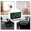 Будильник Цифровые температурные часы Светодиодный дисплей Зеркальные часы Настольные часы Мини электрические часы для декора гостиной