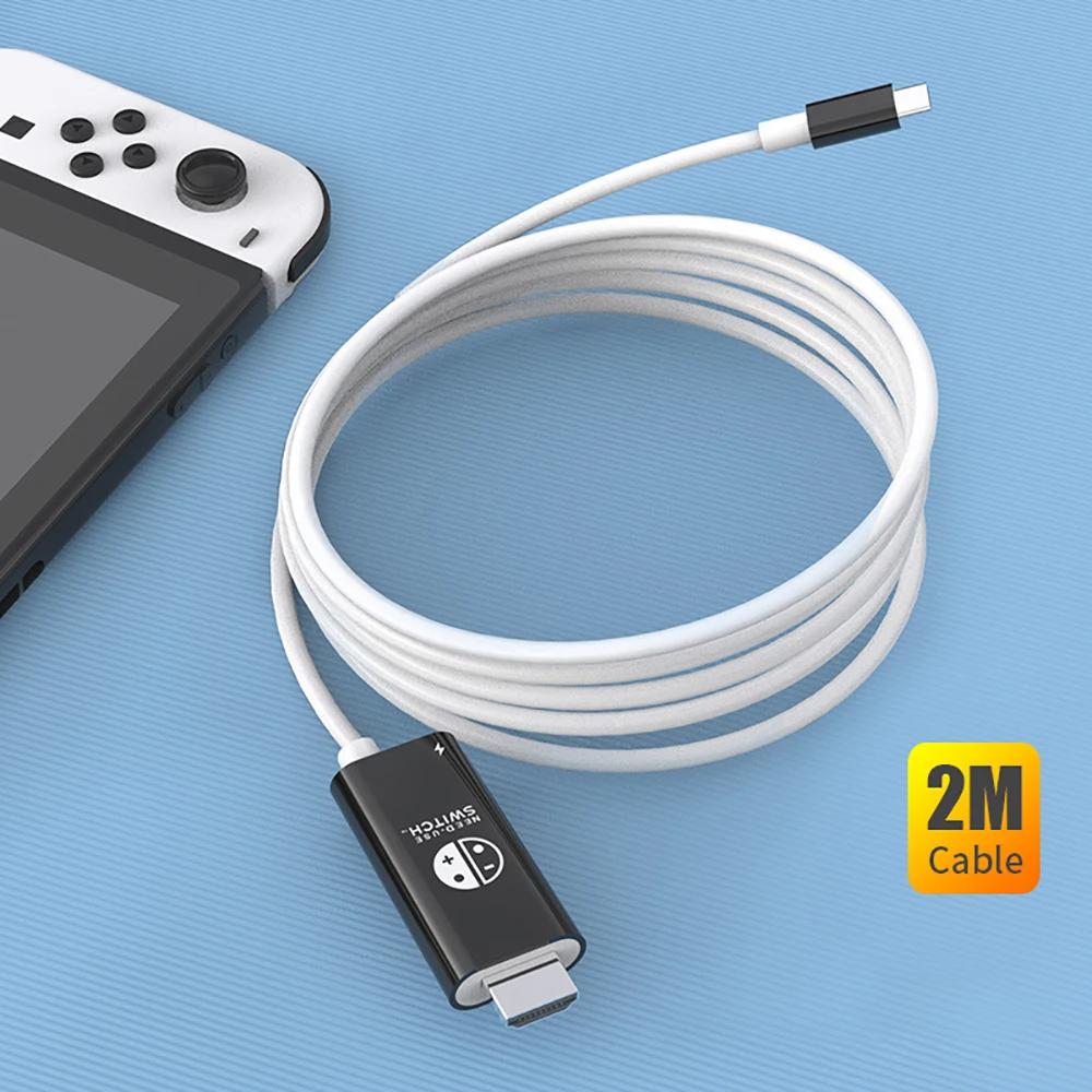 4K HD Док-станция-конвертер Type-C в HDMI с USB-зарядкой для портативной консоли, планшета, ультрабука, Steam Deck, телевизора, проектора, экрана