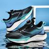 2025 New Men's Shoes Running Shoes Rotating Button Youth Sports Shoes Mesh Breathable Running Shoes Handsome