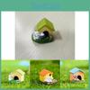 Cute Cartoon Resin Animal House Ornaments Ideal For Succulent Gardens And Diy Projects