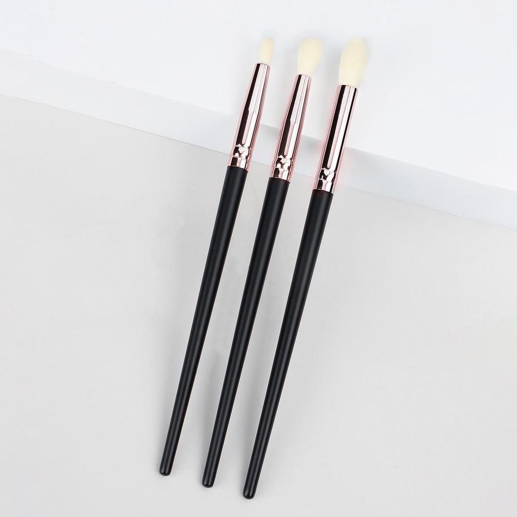 3-Piece Imitation Wool Eyeshadow Brush Set: Eye Blending Makeup Tools