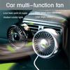 Multifunctional Car Fan Car Air Outlet Center Console Wind Power Expansion USB Mute Mini Fan