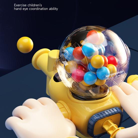 Детский настольный пинбольный автомат с табло для подсчета очков Космическая станция Портативная обучающая настольная игра-стрелялка